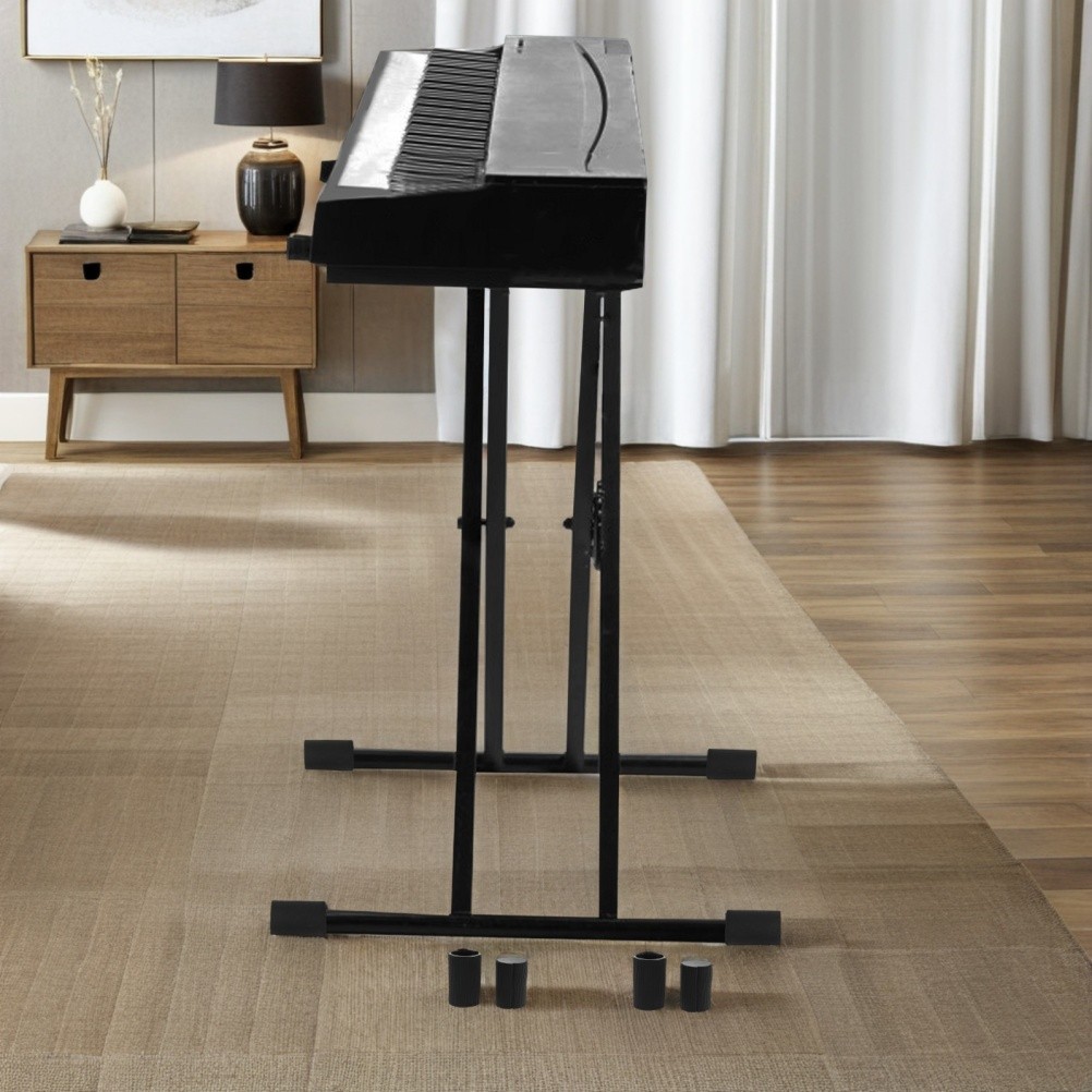 8 Sets Electronic Keyboard Stand Feet - Round Replacement Rubber Digital Piano