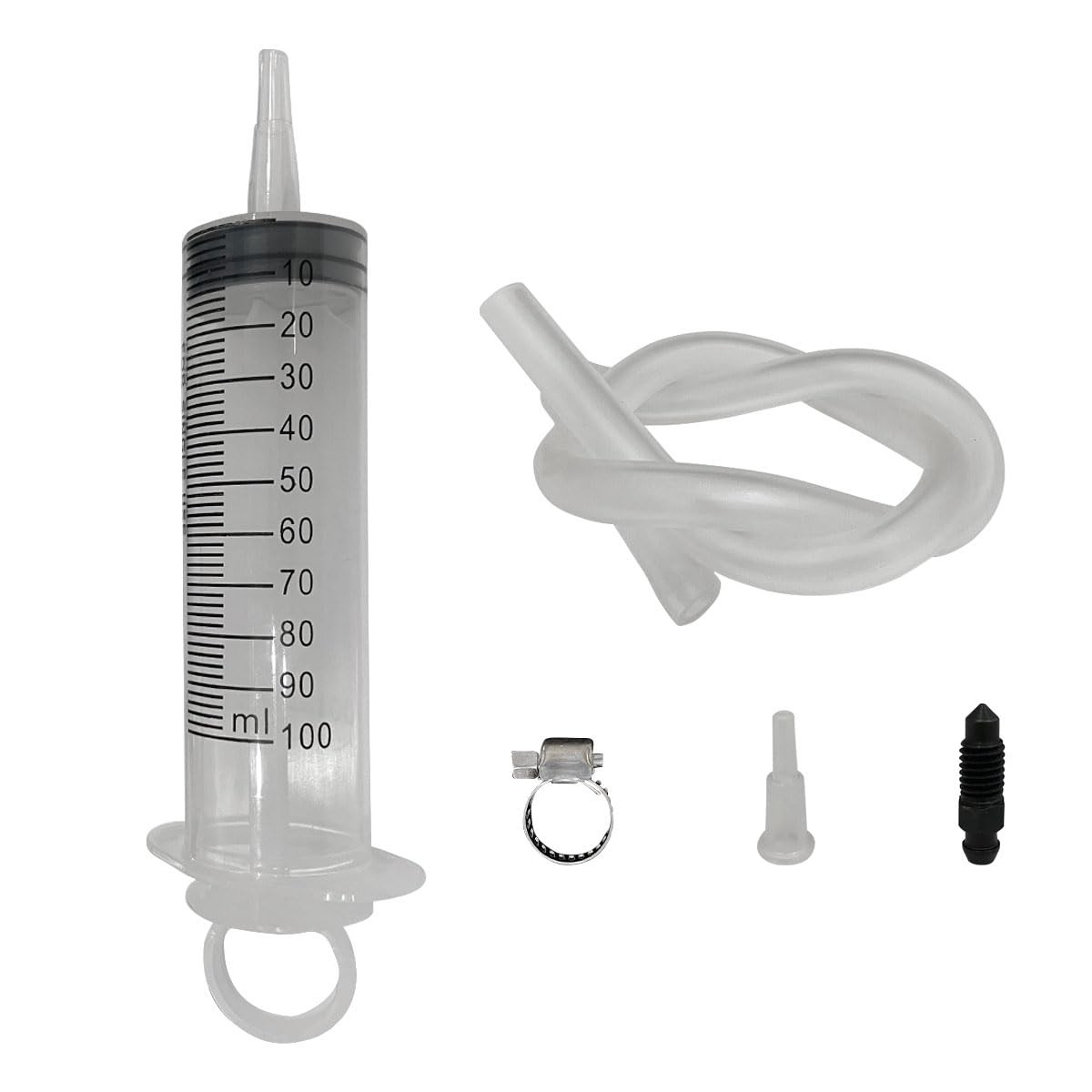LAINLOY Brake Bleed Kit, Hydraulic Disc 7.75 x 2.55 inches, White