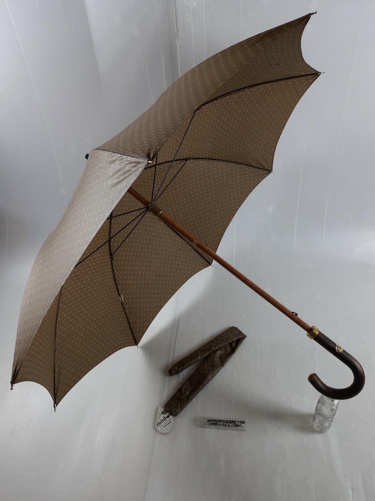 Men's Long Umbrella - Manual - 8 Slats - 0222 C - Rainbow