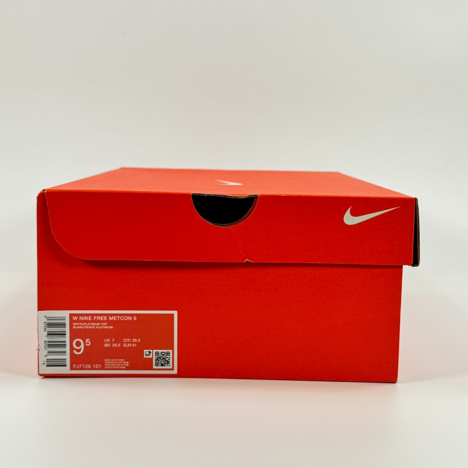 Nike Women's Free Metcon 6 'White Platinum Tint' FJ7126-101 Gym Multi Size