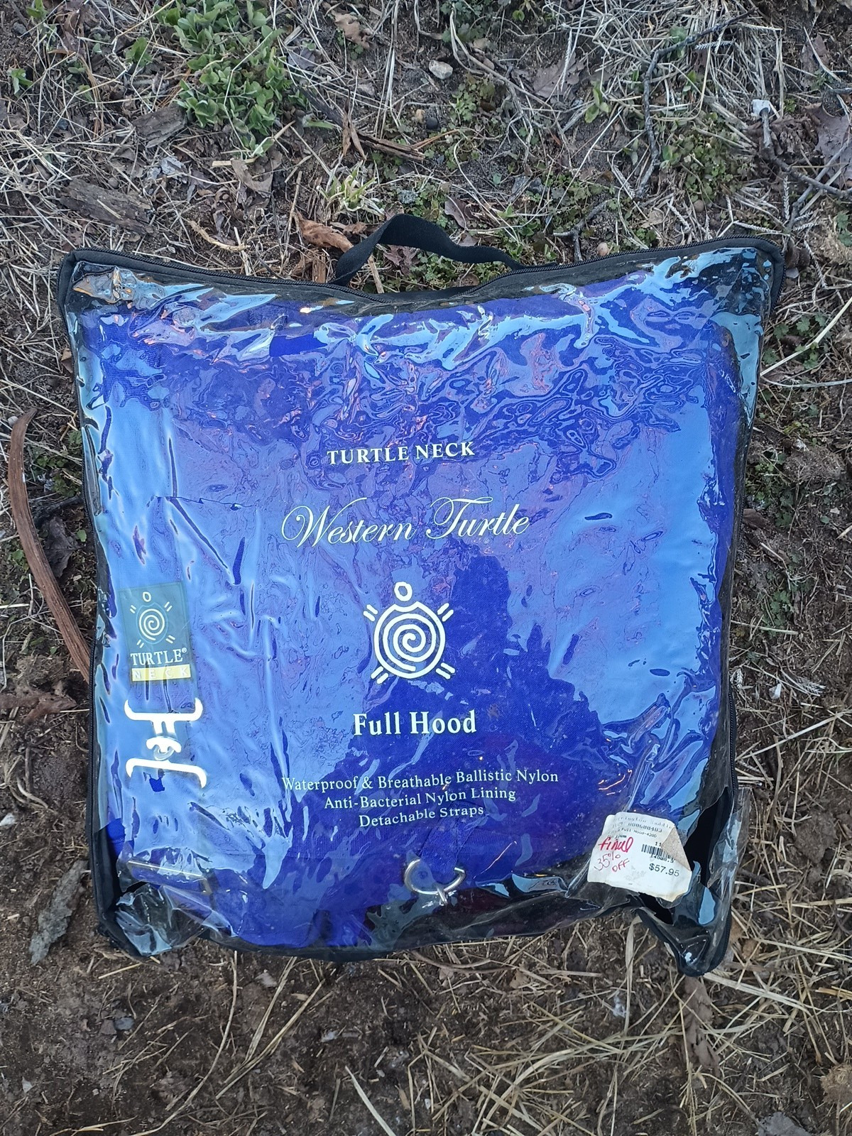 Turtle Neck Waterproof Horse Blanket FULL HOOD Attachment Purple size Medium