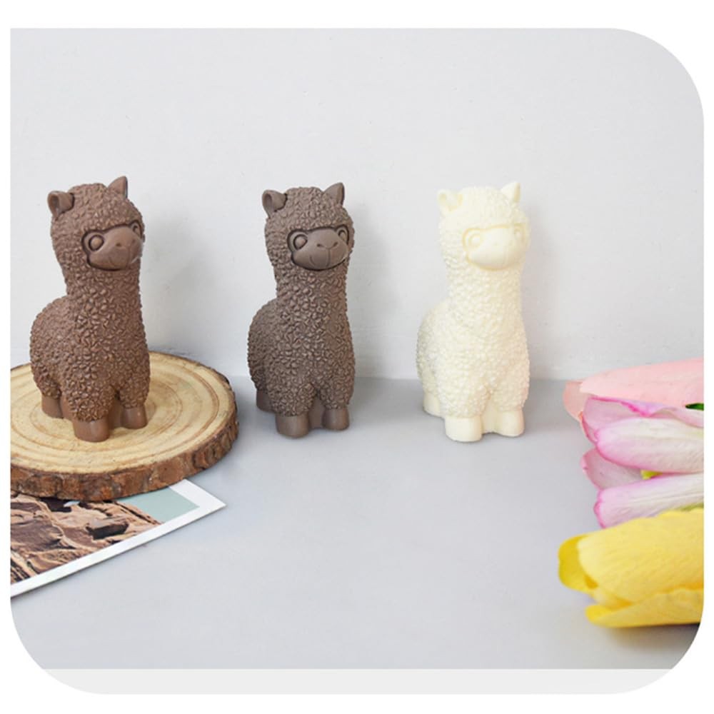 Alpaca Silicone Mold, Candle Molds Cute transparant