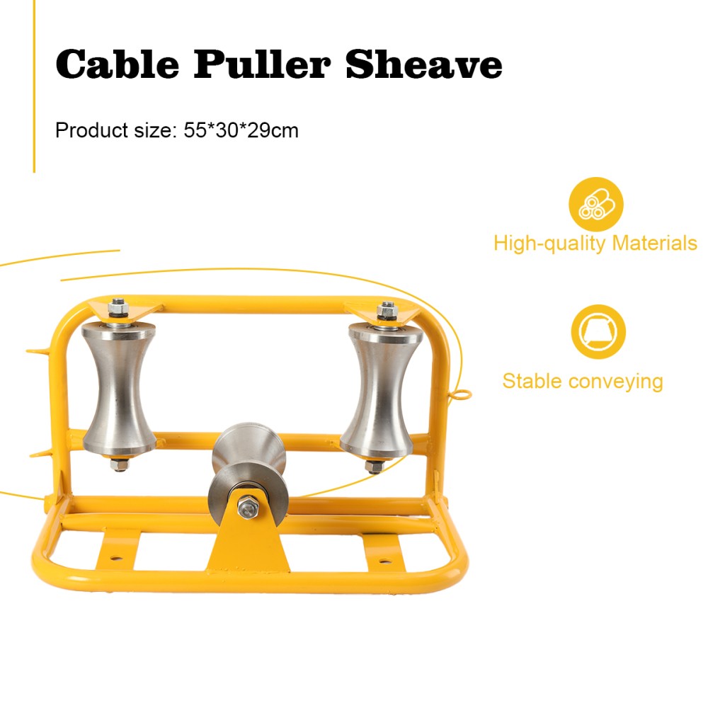 Cable Puller Sheave Heavy-Duty Industrial Pulley for Large-Scale Cable Laying