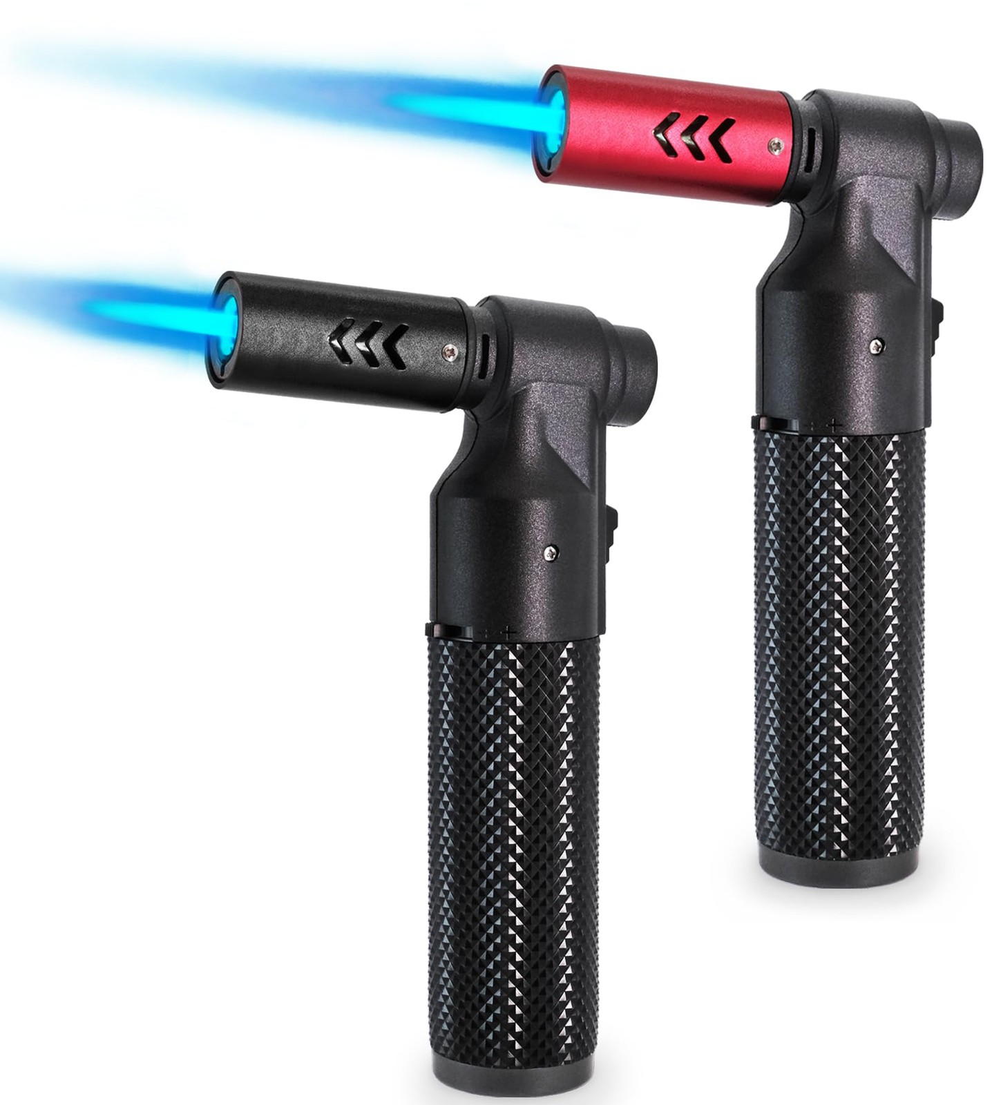 2 Pack Butane Torch Lighter Big Jet Flame Refillable Portable Butane Torch