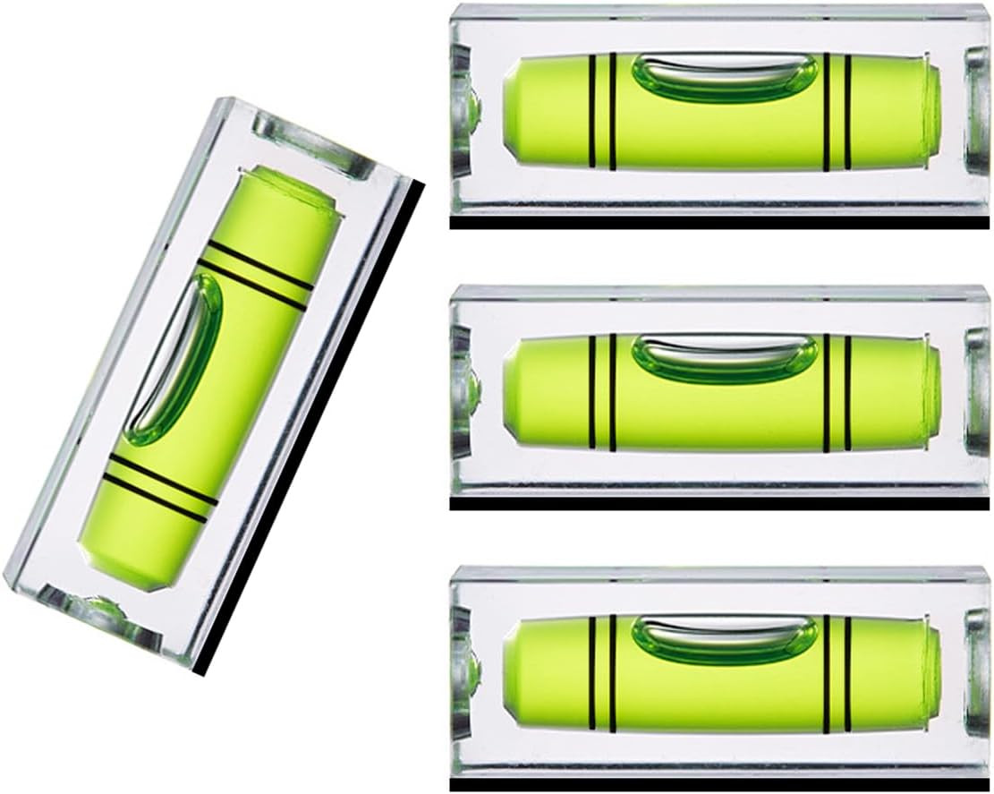 Magnetic Mini Small Bubble Level Tool Scope Square Pocket Long Stick on High Pre