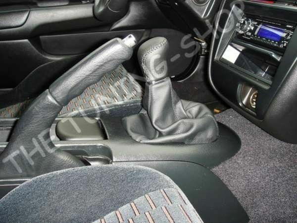 Shift Ebrake Boot For 1997-2001 Honda Prelude Black Leather