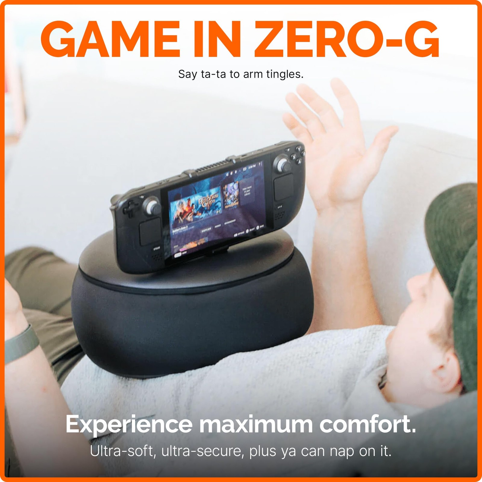 Mechanism Gaming Pillow for Steam Deck OLED & LCD | Medium,