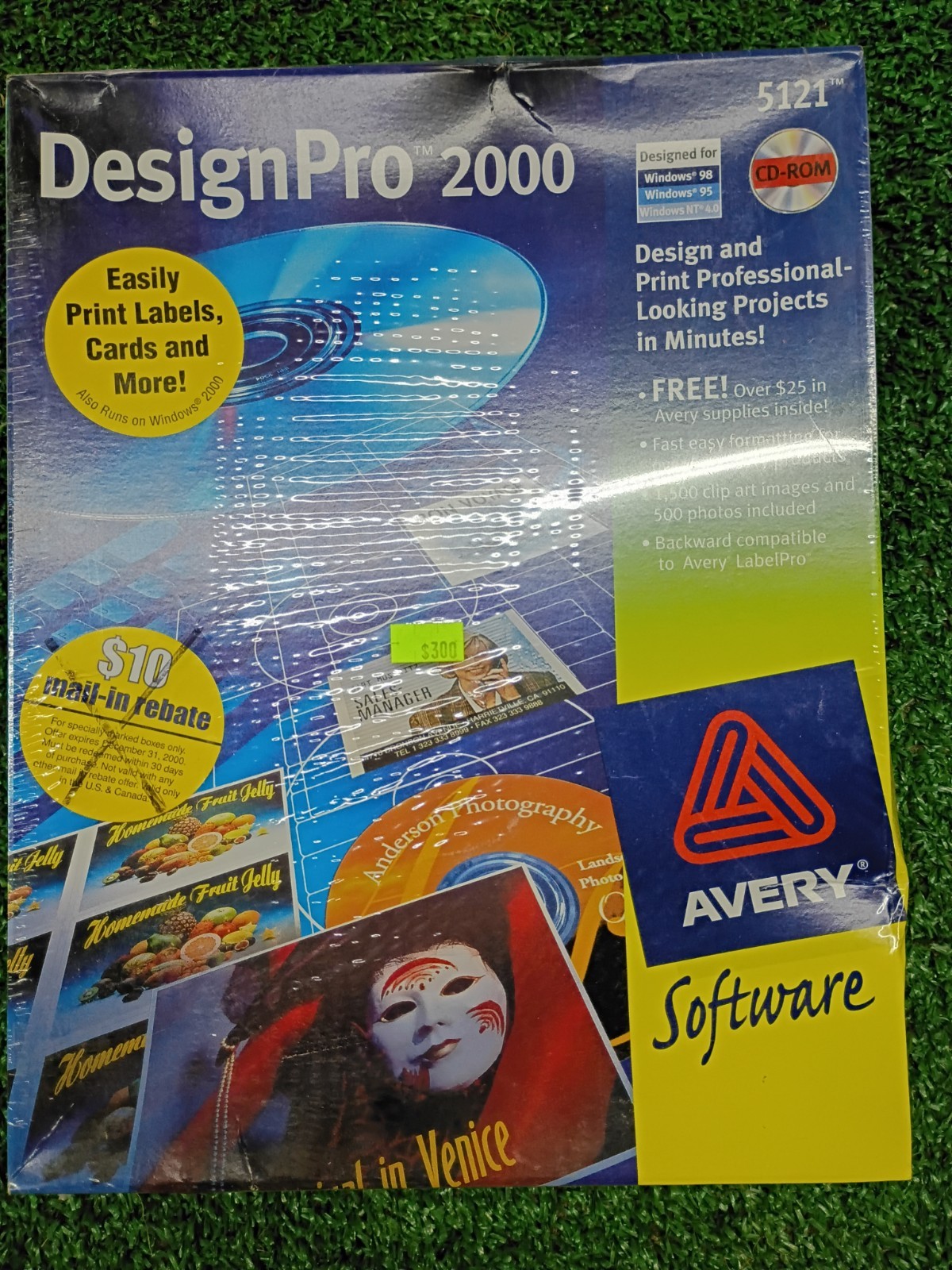 Avery Software Design Pro 2000 CD-ROM **BRAND NEW** *FACTORY SEALED* PC WINDOWS