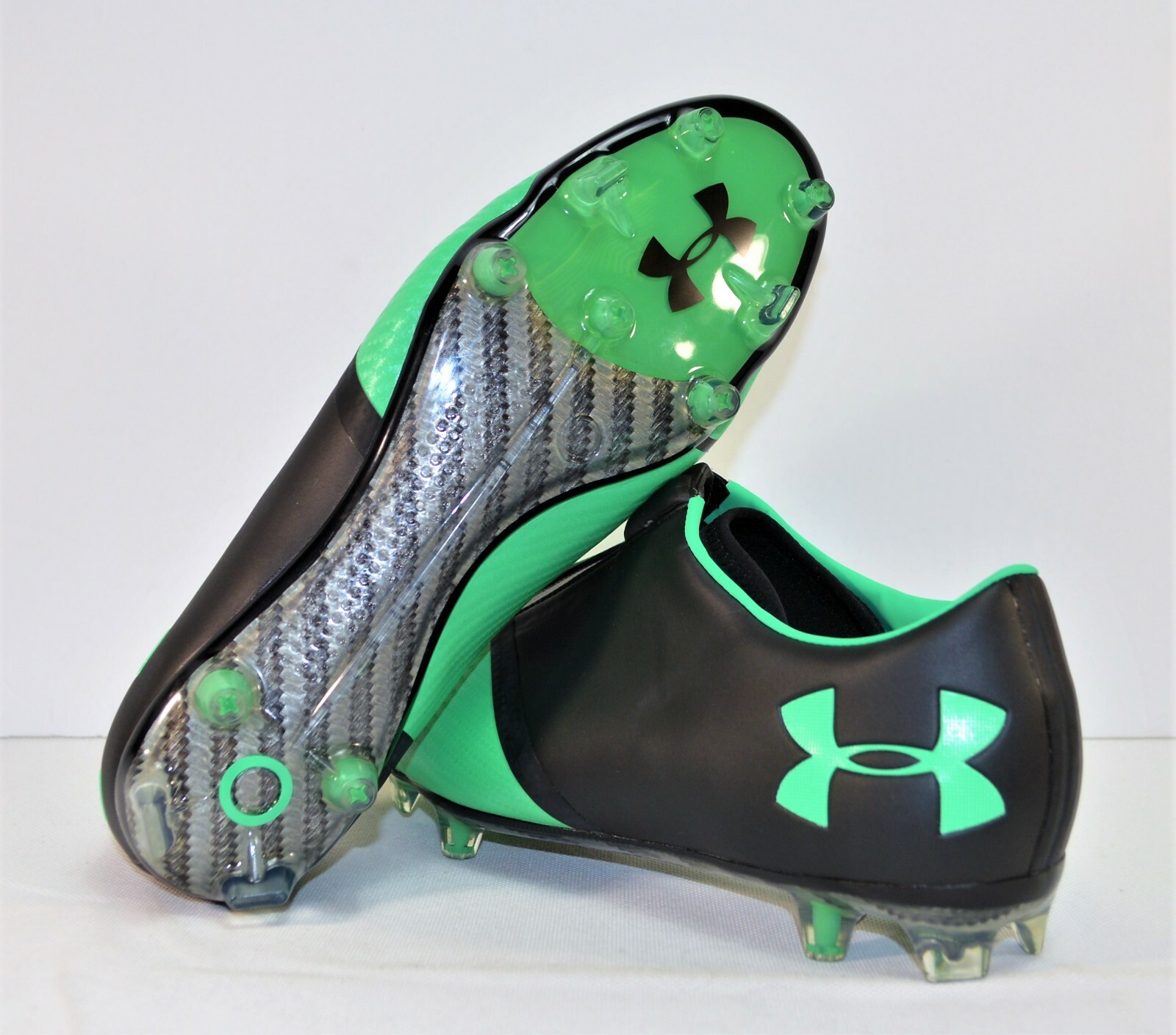 Under Armour Spotlight FG Green & Black Soccer Cleats SZ 10.5 NEW 1289531 003
