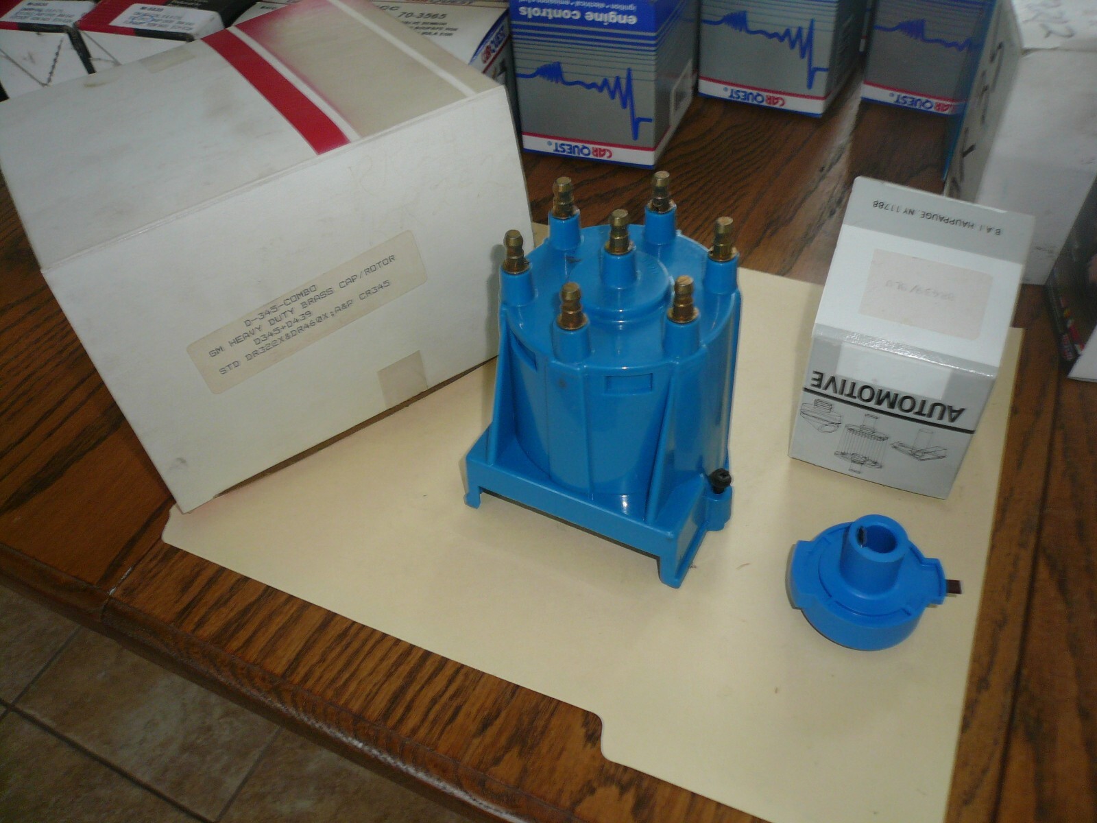Chicago General  GM HD Brass Distributor Cap/Rotor D345 +D439 NOS
