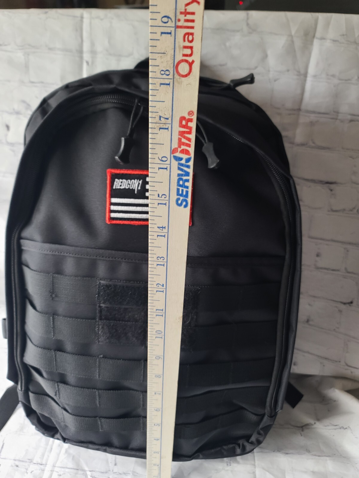 Redcon1 Black Canvas Backpack New Unused