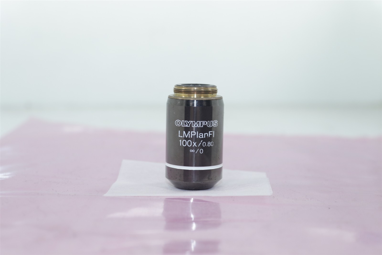 Olympus LMPlanFl 100X/0.80 Microscope Objective