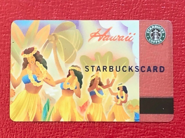Starbucks Card 2004 Hawaii Hula Paradise Original First Issue EXCELLENT