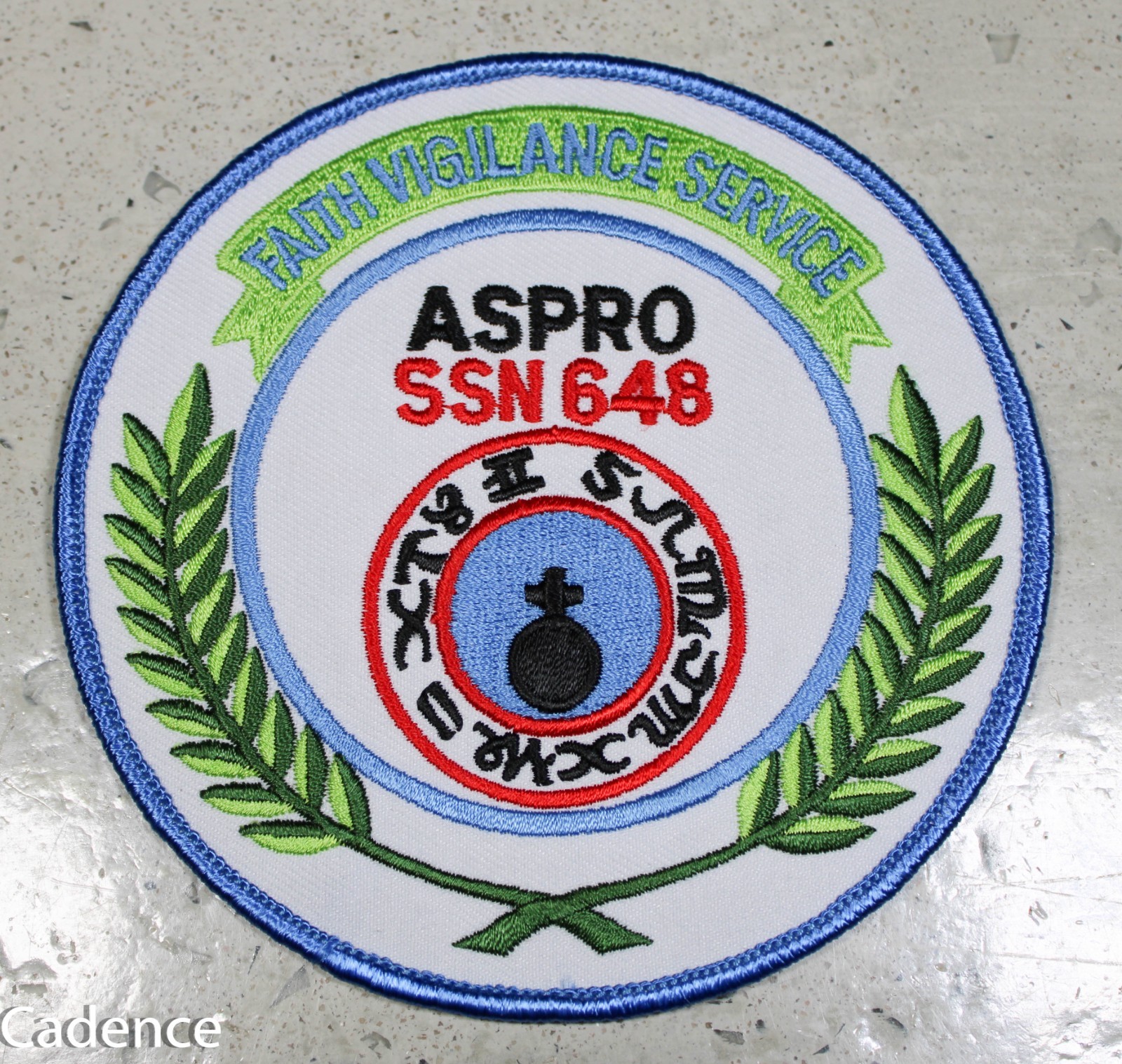 US GWOT Modern US Navy USN SSN 648 USS Aspro Submarine Ship Patch B948
