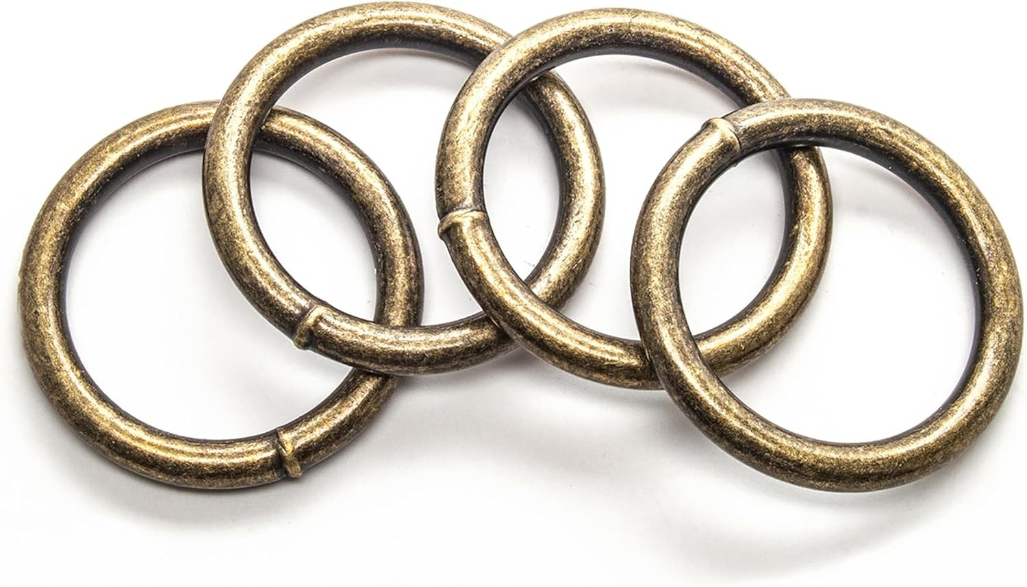 (R) Crafts 2" Brass Rings 4/Pkg-Antique Brass BRI02041