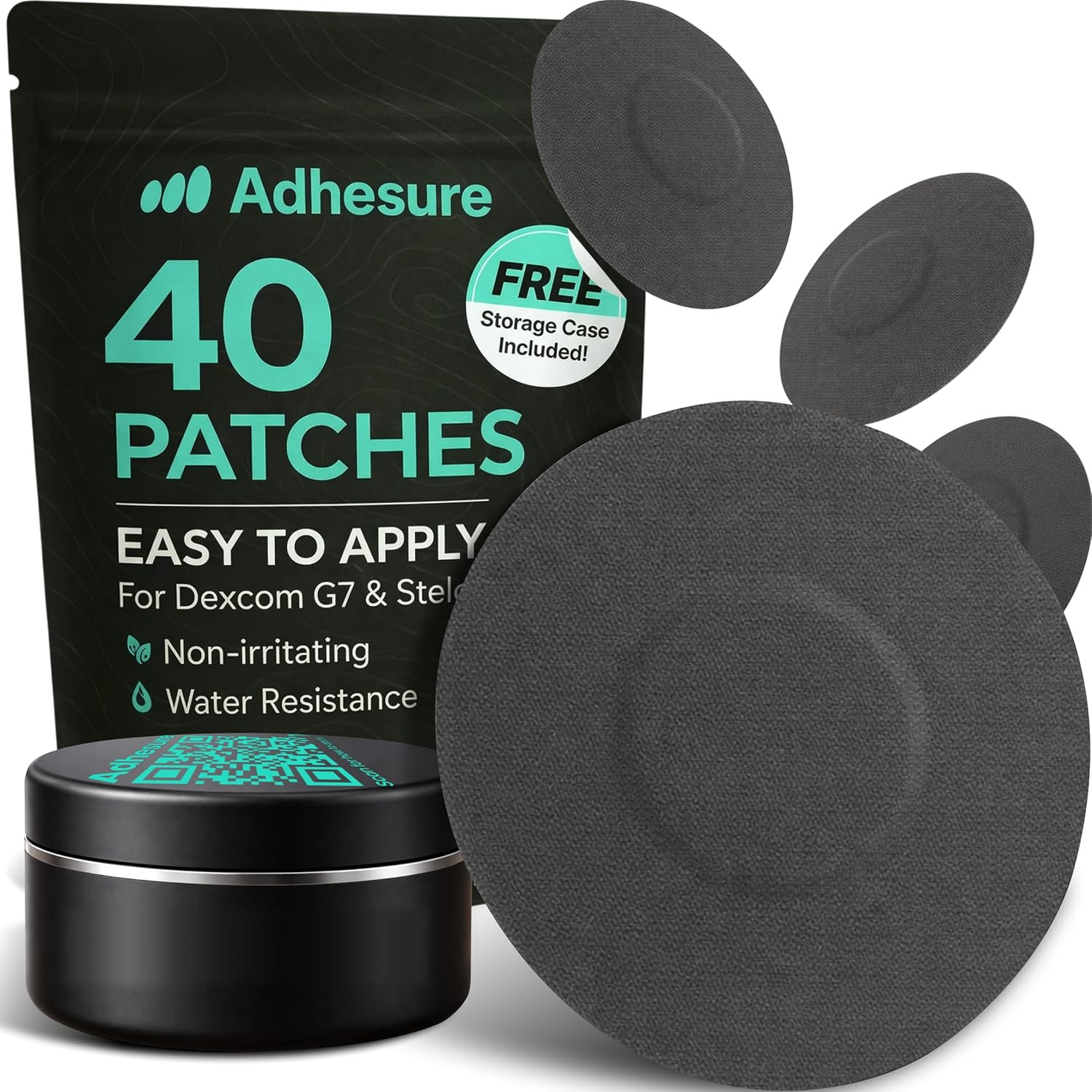 Adhesive Patches for Dexcom G7 & Stelo CGM - Waterproof & Sweatproof over Patche