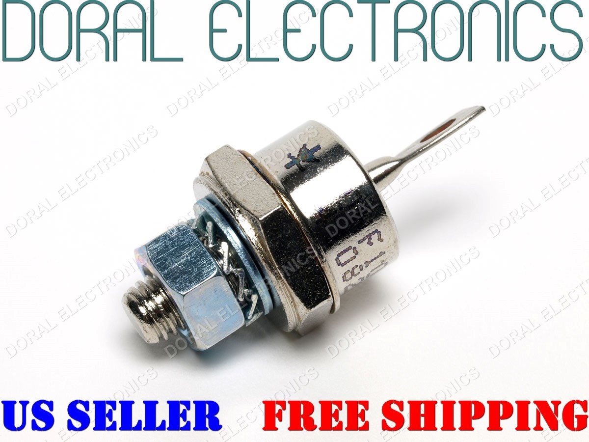 40 AMP 1000V POSITIVE CATHODE CASE 40HF100 STUD MOUNT DIODE Rectifier 40A Power
