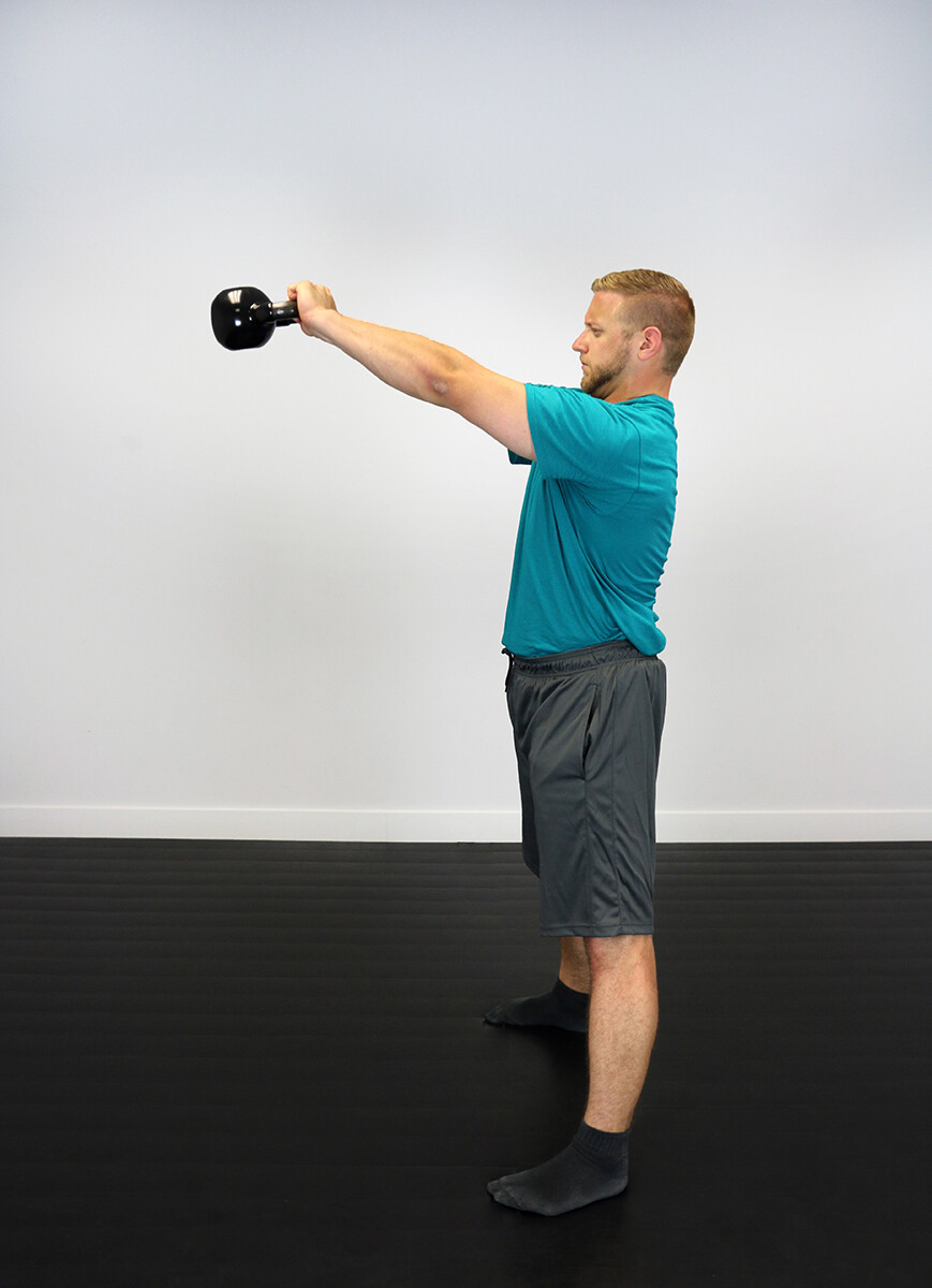 Cando Vinyl-Coated Kettlebell - Black - 20 Lb - Workout & Strength Training
