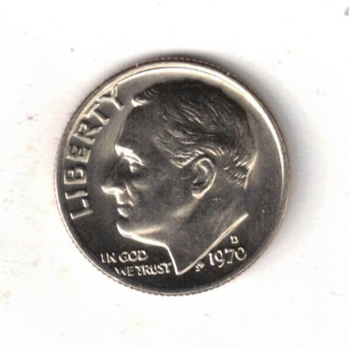 1970-D Denver Brilliant Uncirculated Roosevelt Dime!