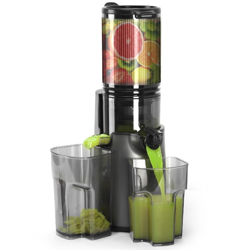 Juicer Machines 4.7" Large Chute, 400W Slow Cold Press Masticating Easy to Clean