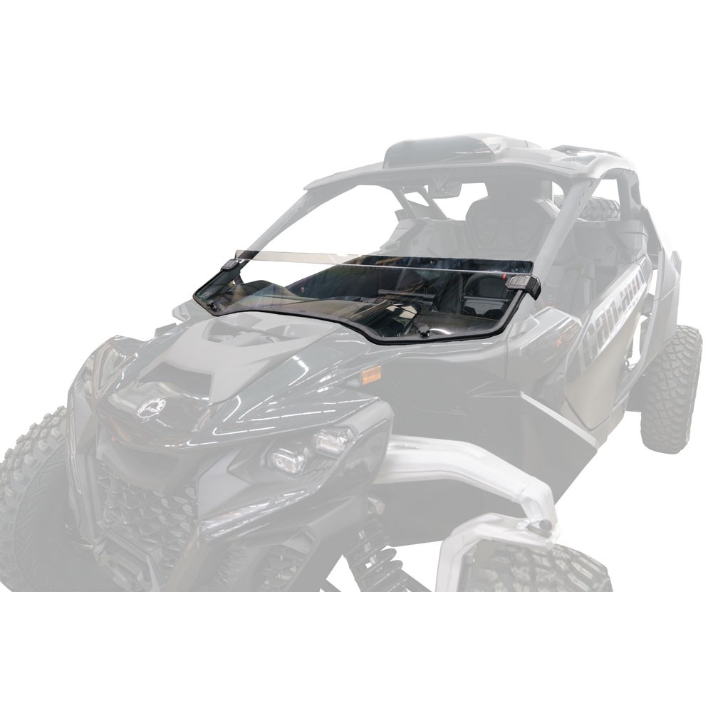 Tusk 186-860-0024 Removable Half Windshield Clear - Scratch Resistant