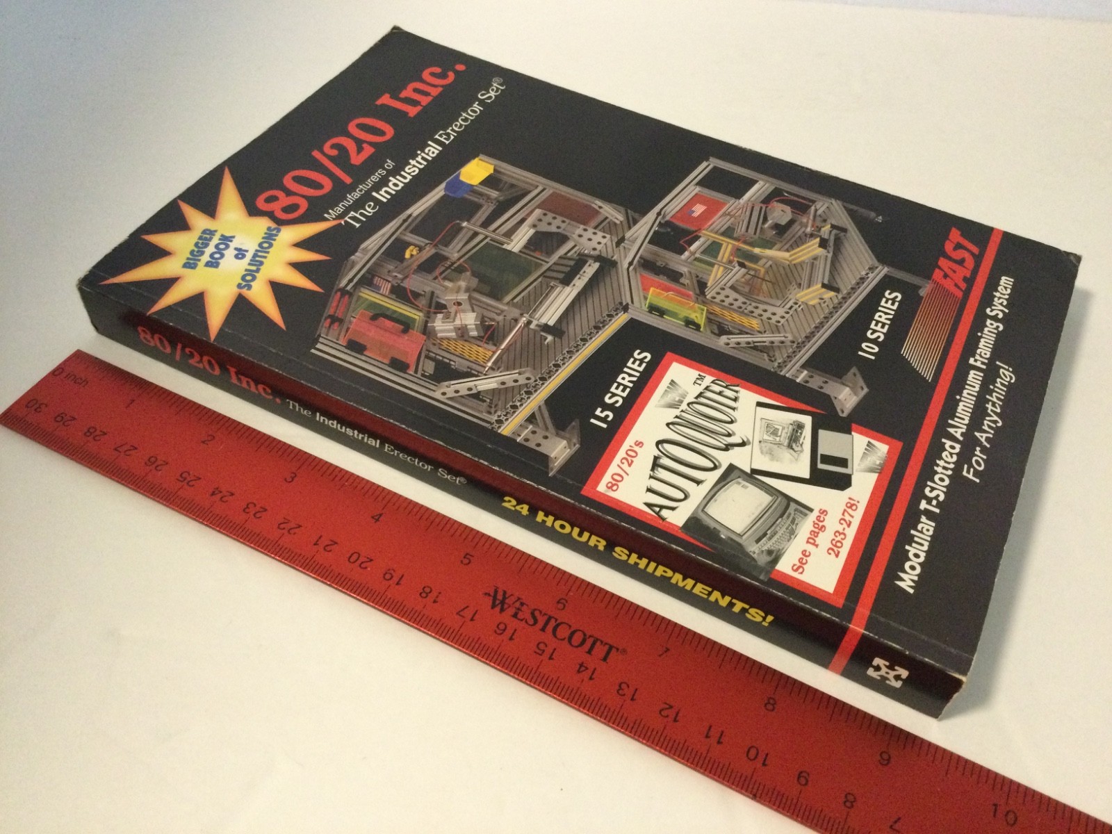 80/20 Inc. vintage catalog 1996 Manufacturers of Industrial Erector Set