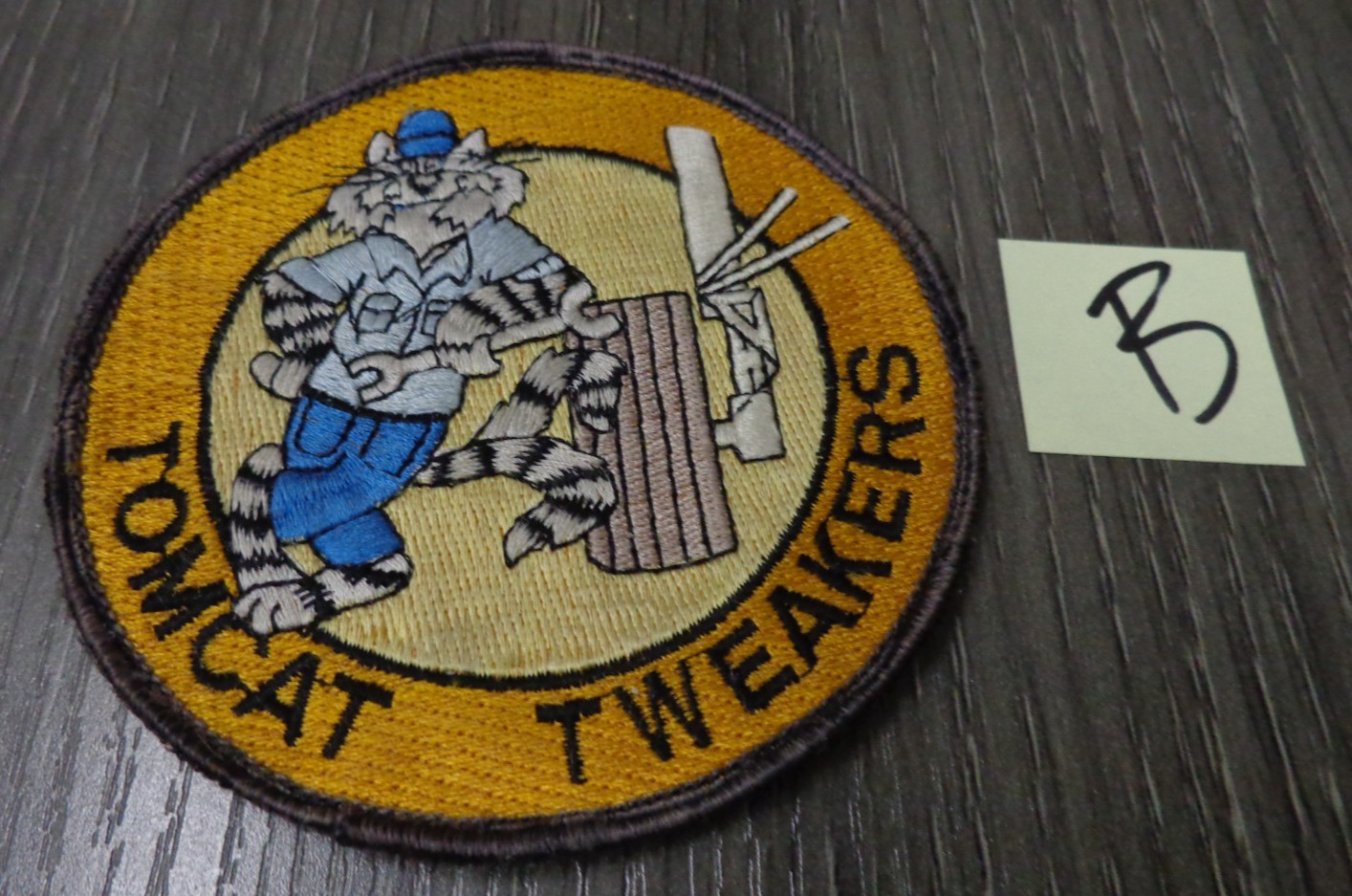 4" NAVY "TOMCAT TWEAKERS" SQUADRON patch Original 1980s b