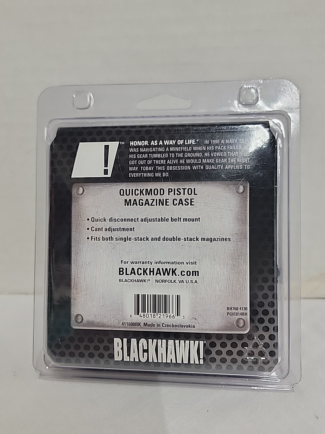 Blackhawk Quickmod Pistol Magazine Case NEW Factory Sealed 411600BK