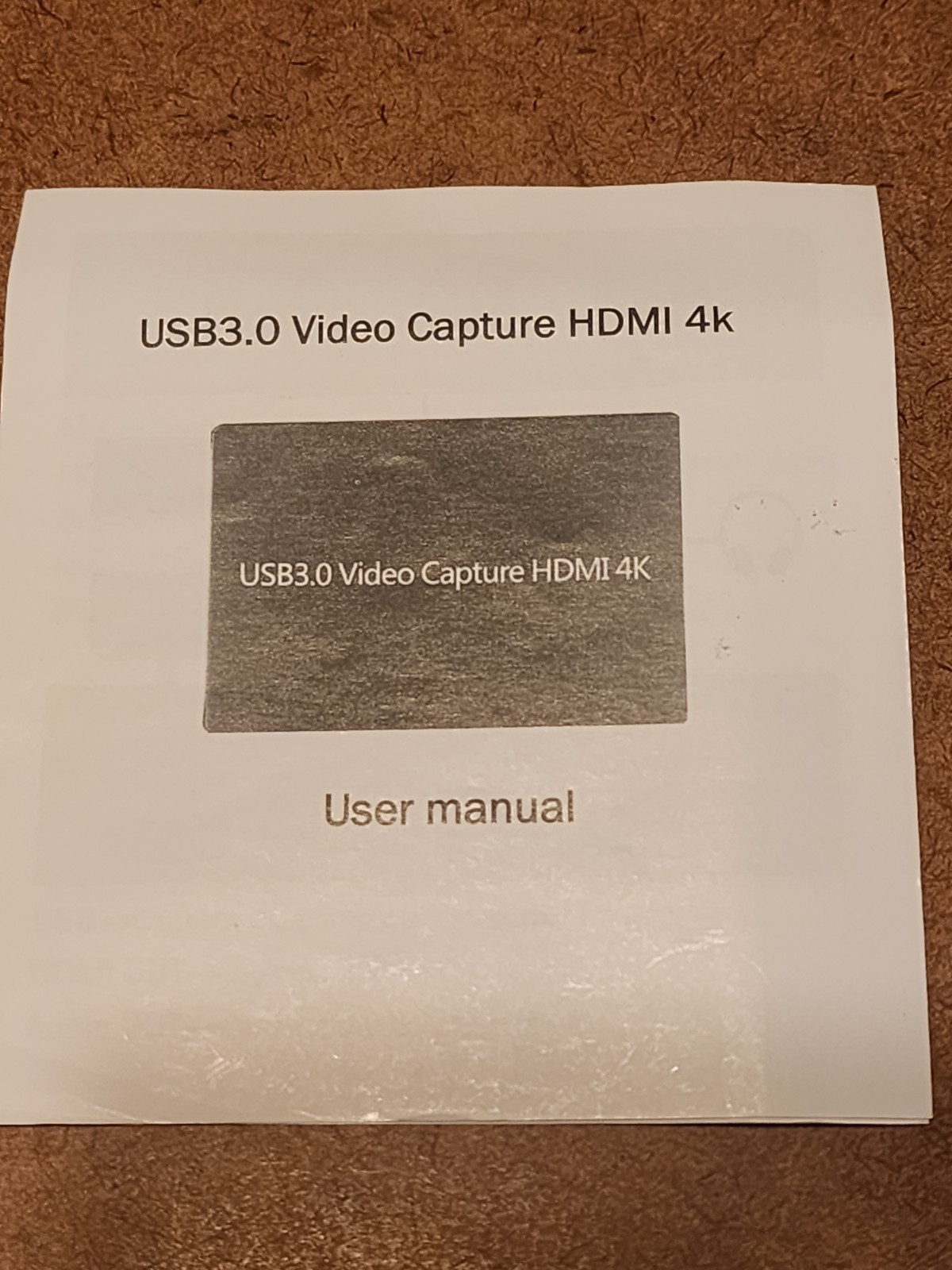 PUTELTAL HDMI INTERFACE TO USB 3.0 VIDEO CAPTURE HDMI 4K BLUE - WINDOWS / LINUX