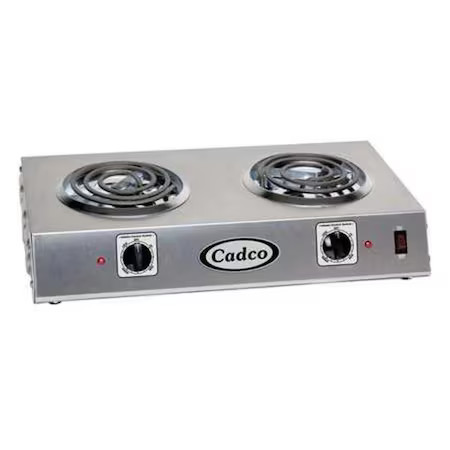 Cadco Cdr-1T Hot Plate, Double, Tubular