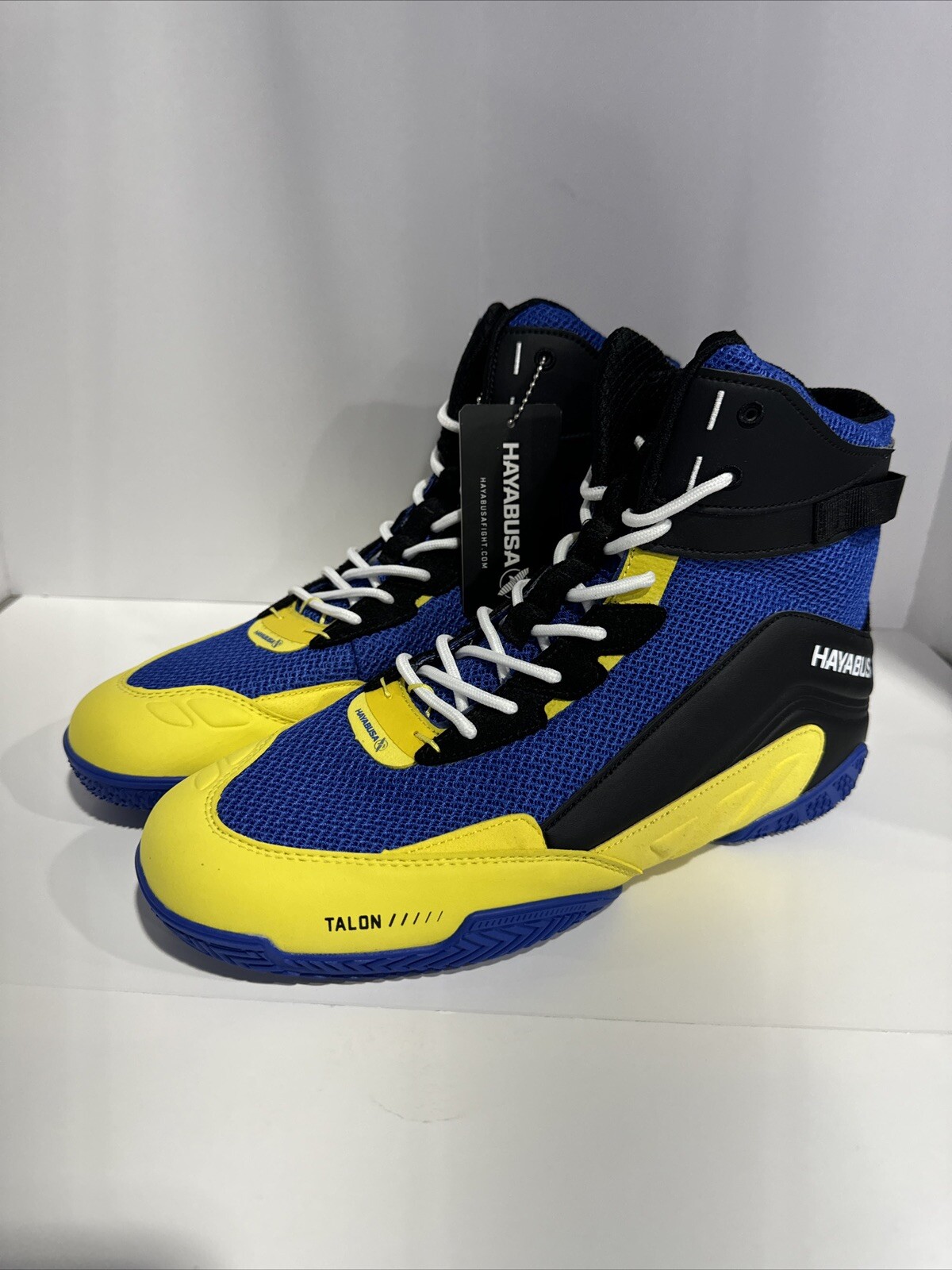 New Hayabusa Boxing Shoes Blue Sz 10