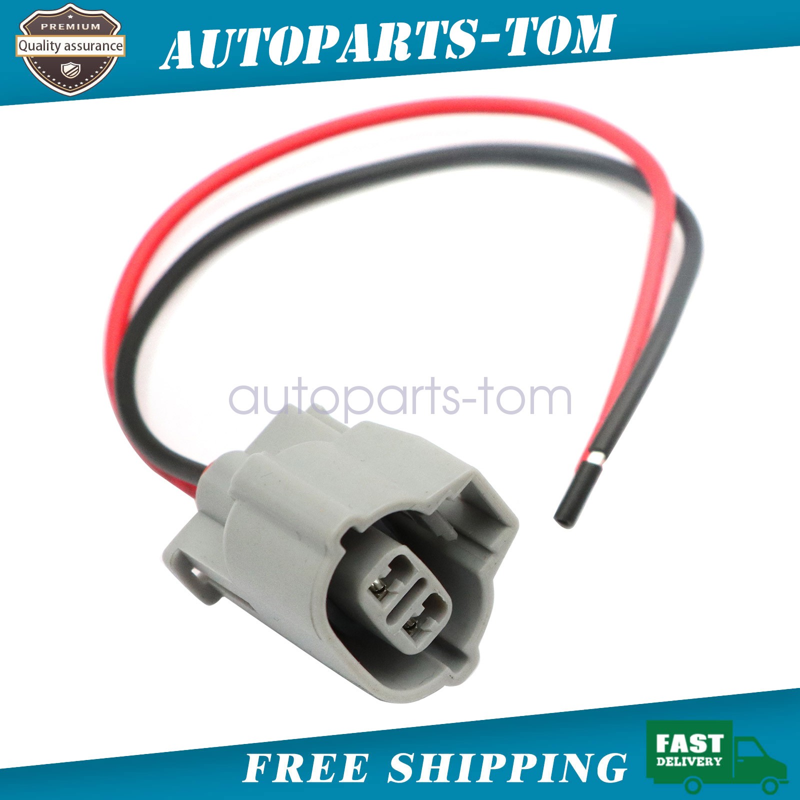 2-Way Side Marker Light Connector Harness Plug For 2016-2022 Toyota Tacoma
