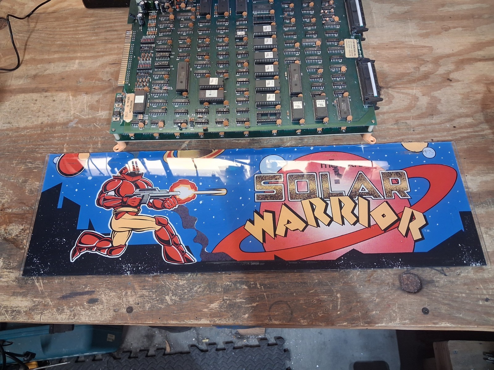 MEMETRON SOLAR WARRIOR VINTAGE ARCADE CONVERSION KIT