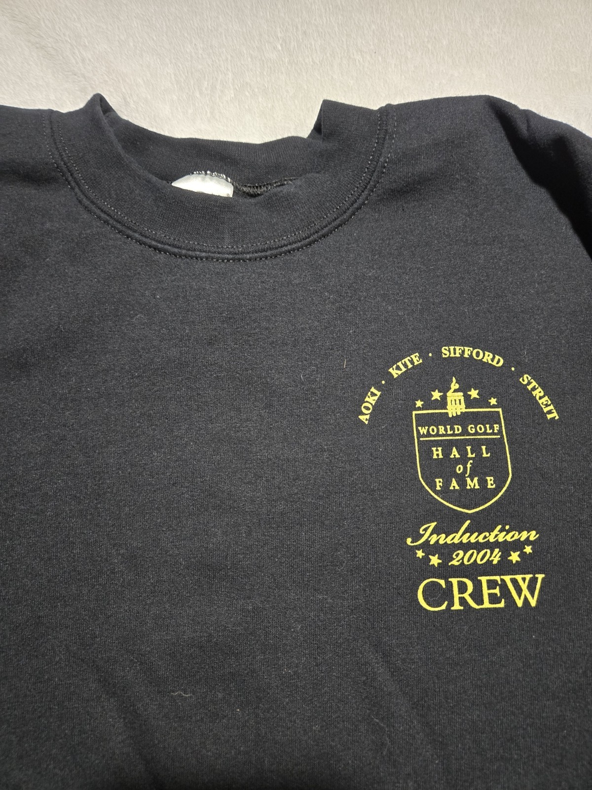 Rare Vintage World Golf Hall Of Fame 2004 Induction Ceremony Crew Sweatshirt XL