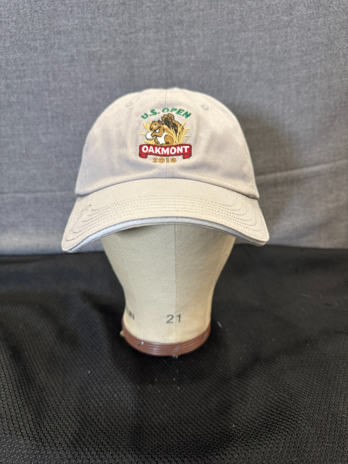 U.S. Open Oakmont 2016 Golf Embroidered Squirrel Adjustable PGA tour Hat Cap
