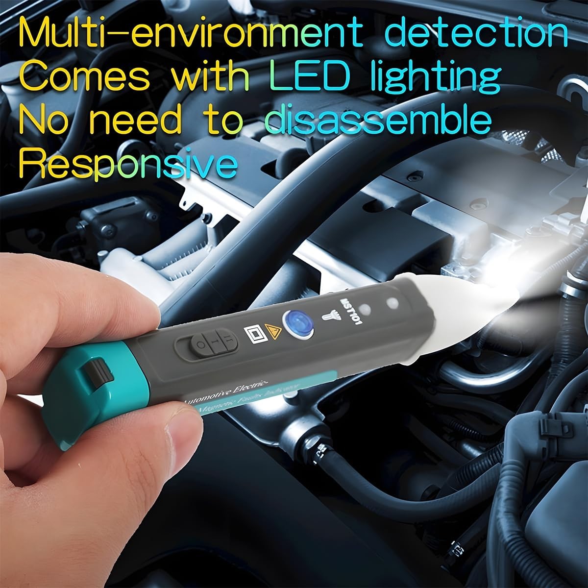 Ignition Coil Tester with LED Indicator & Buzzer | Handheld Fault Detector Tool