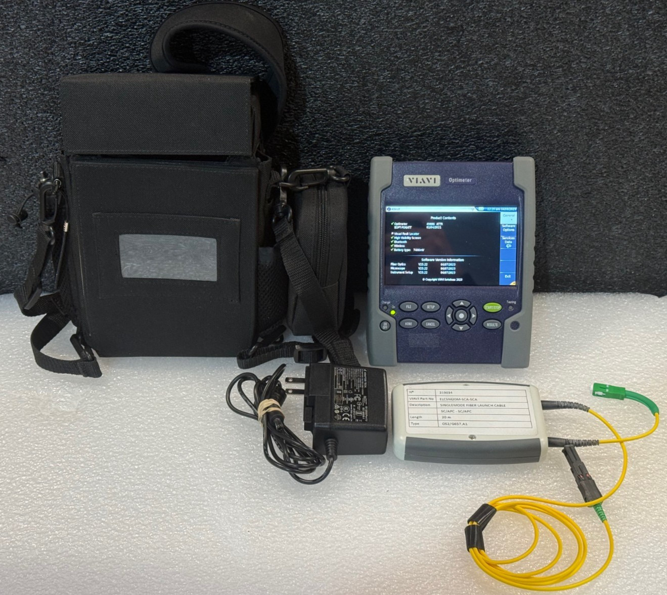 Viavi/JDSU EOPT-PONATT Optimeter + Launch Cable Accs. Castle Bravo