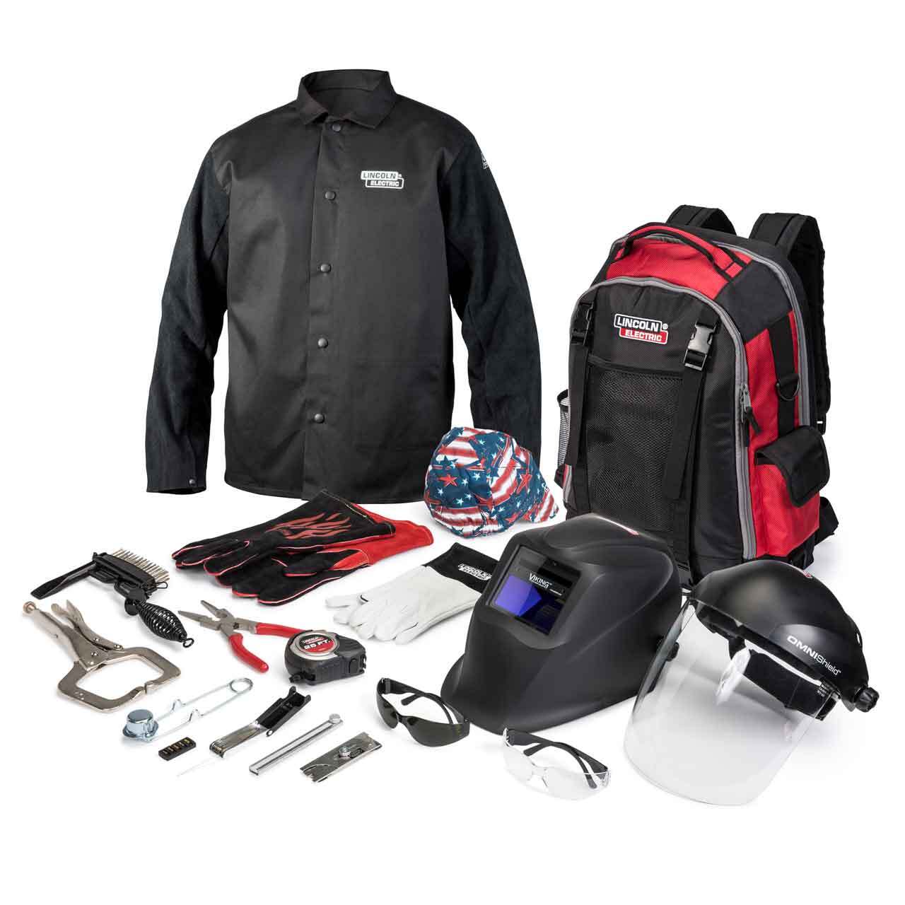 Lincoln Electric K4595 Intermediate Education Welding Gear Ready-Pak Medium