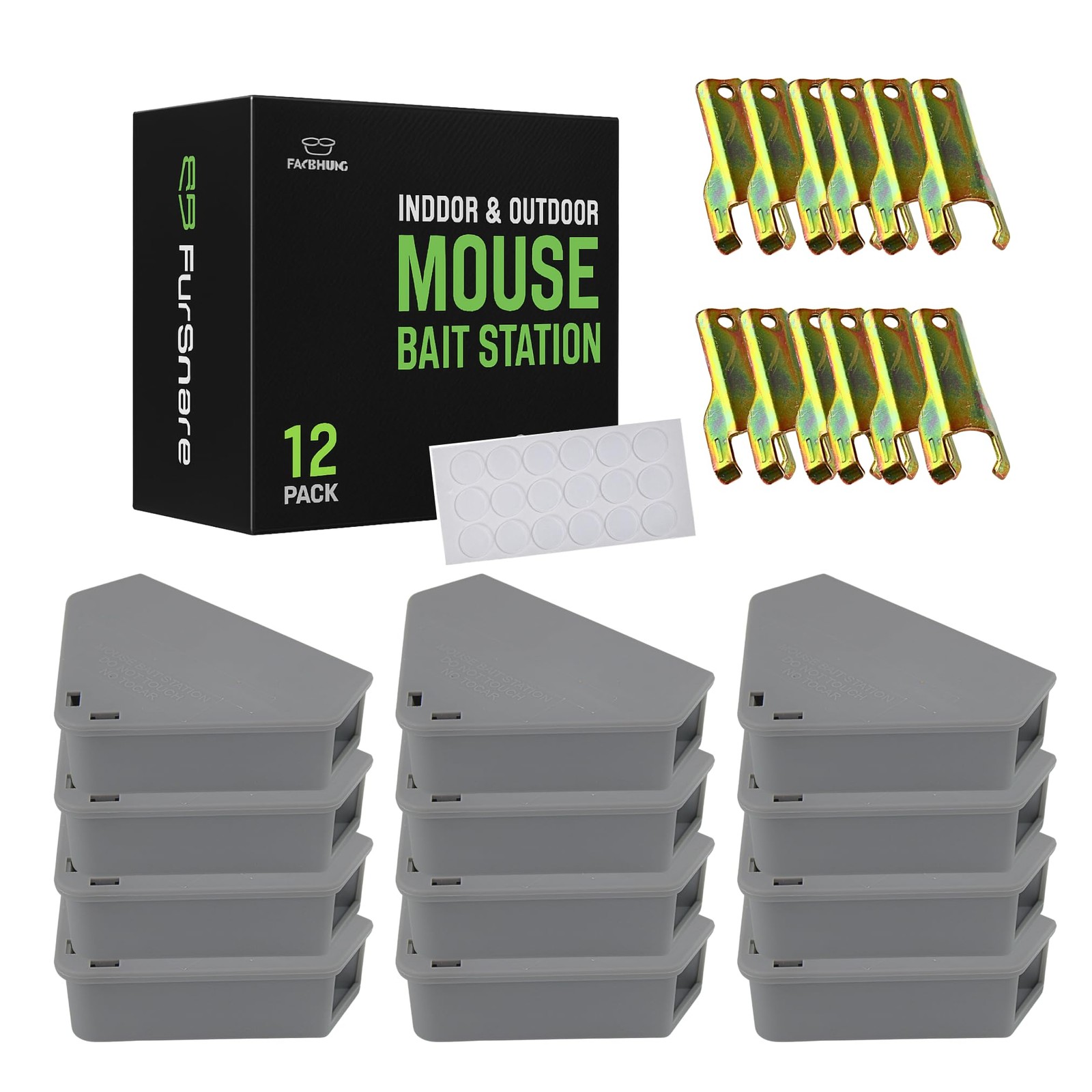 Fursnare Pest Supplies Furnsnare Mouse Station 12 - For Mice And Rats