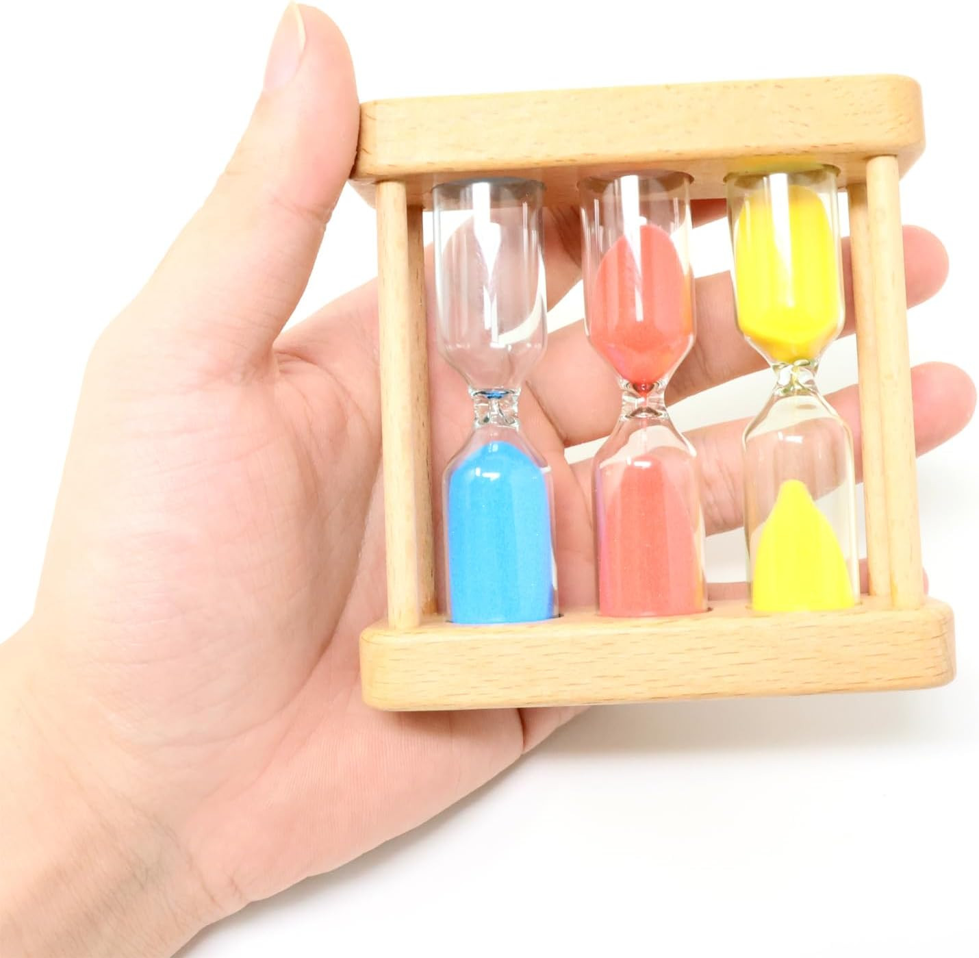 1PCS 1-3-5⭐Minute Sand Hourglass⭐Timer Wood Frame Mini Sand Clock Timer🌟🌟🌟
