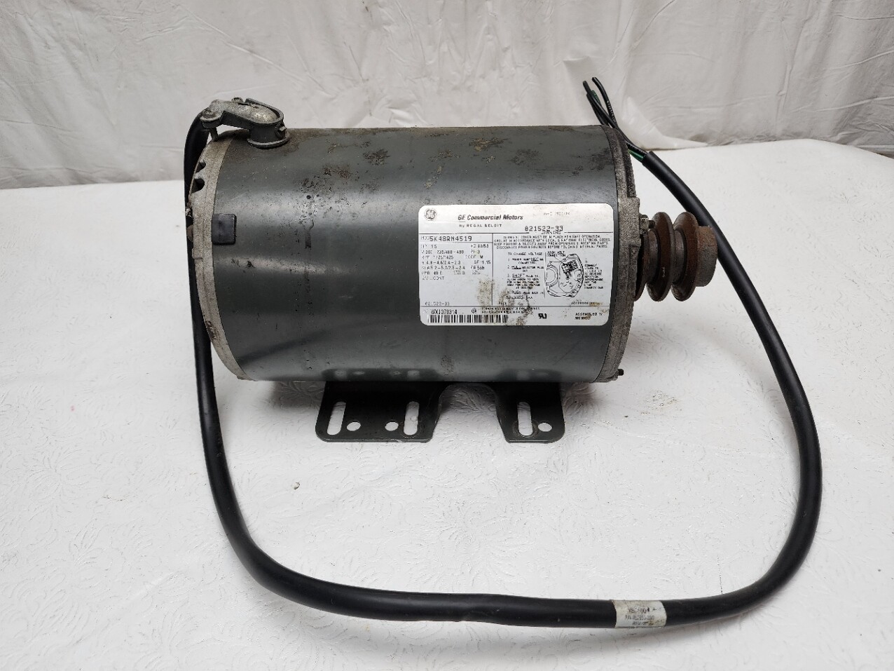 TAYLOR ICE CREAM MACHINE PARTS GE 5K48RN4519 1.5hp 3 PHASE MOTOR