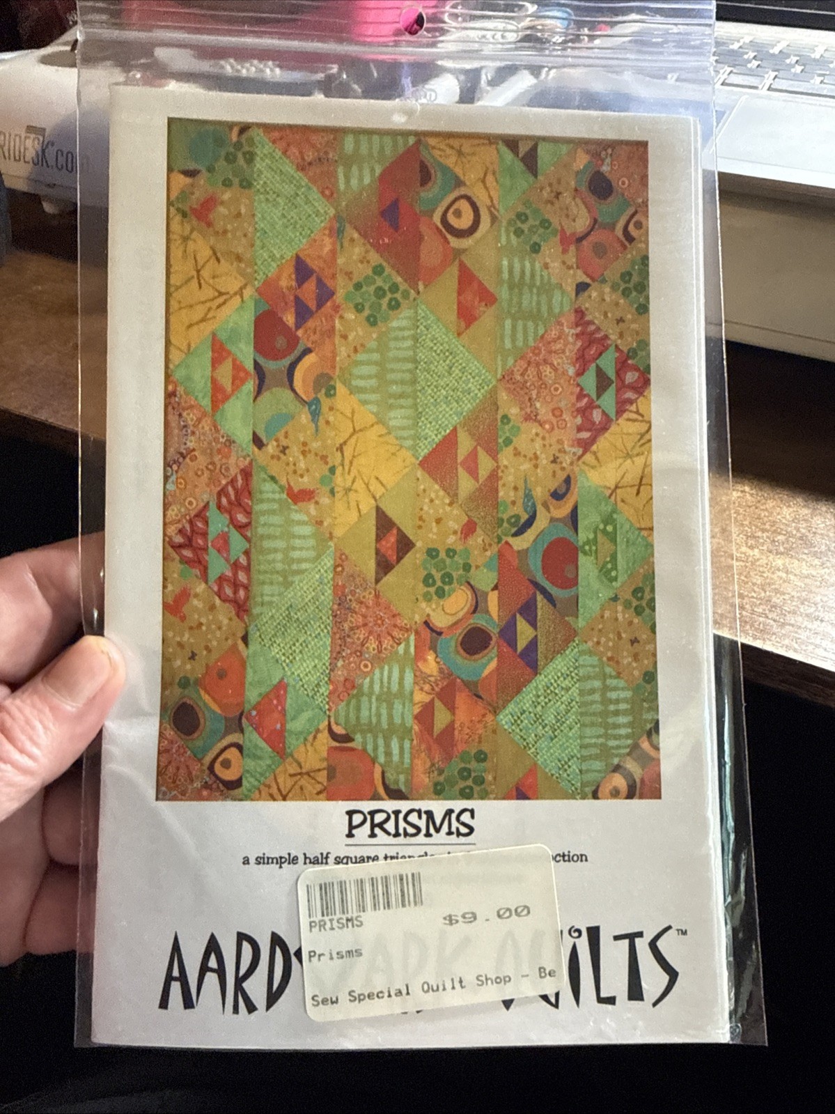 PRISMS Aardvark Quilt Pattern AQ846 P. Goecke dinndorf 2010 2 Sizes