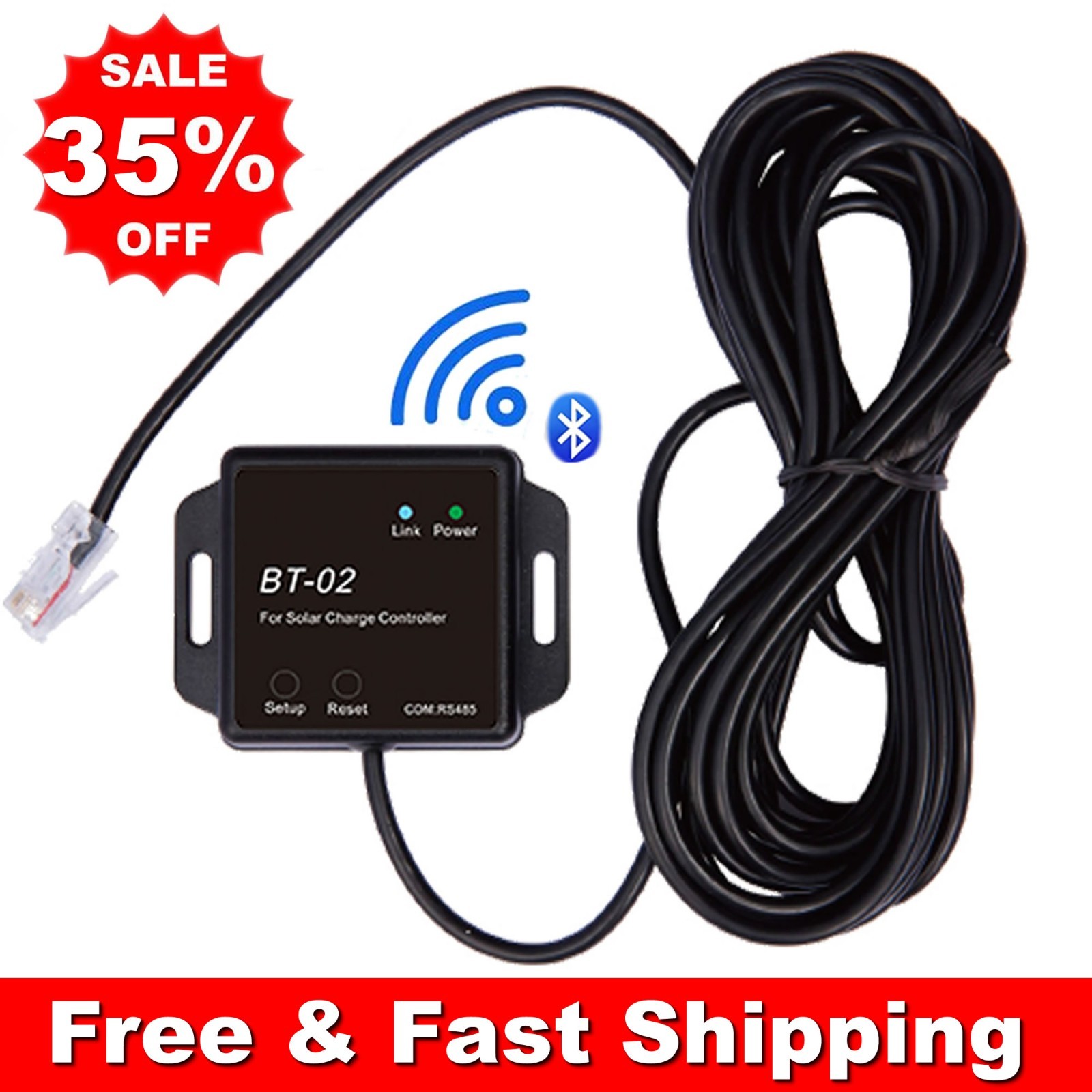 BT-02 Bluetooth Smart Monitor Module For MPPT Solar Controller Bluetooth Adapter