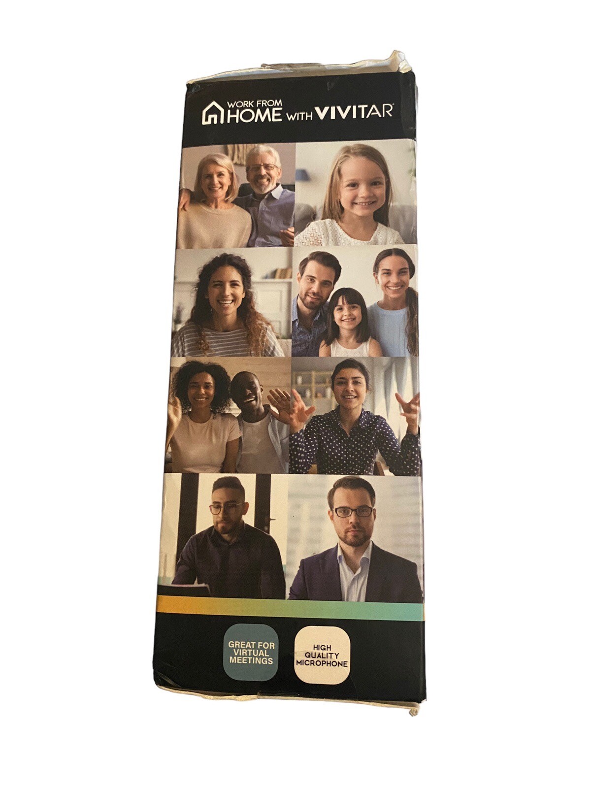 Vivitar VWC104BLK HD Quality Digital Web Camera and Microphone