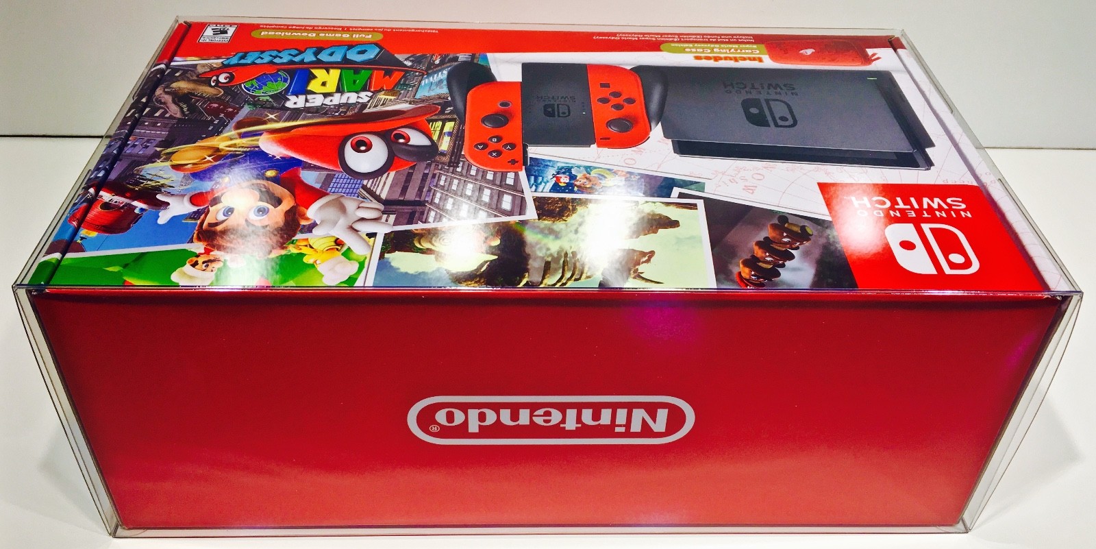 1 Console Box Protector Nintendo SWITCH MARIO ODYSSEY / SPLATOON System Boxes