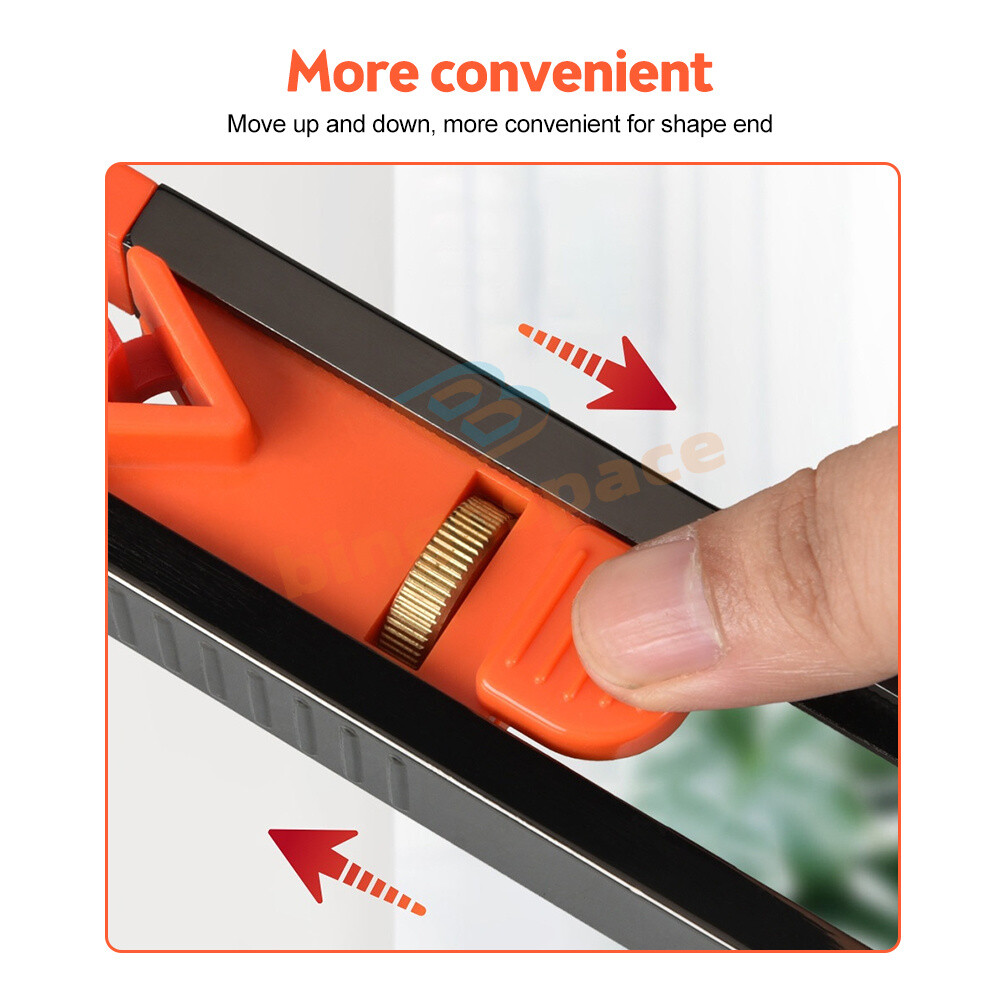 Profile Scribing Ruler Contour Gauge W/ Lock Adjustable Locking Woodworking Tool