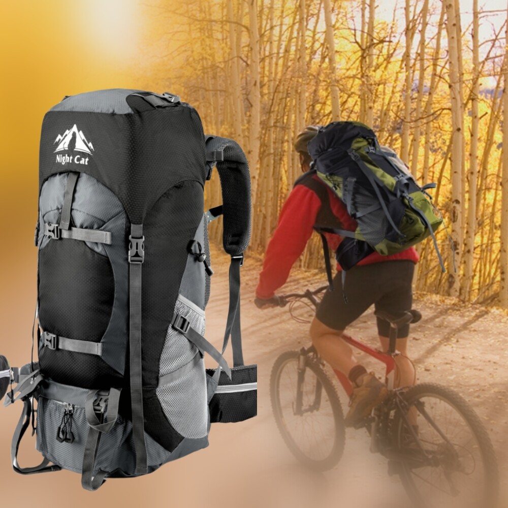 70L 90L Outdoor Tactical Backpack Rucksack Camping Hiking Bag Travel Waterproof