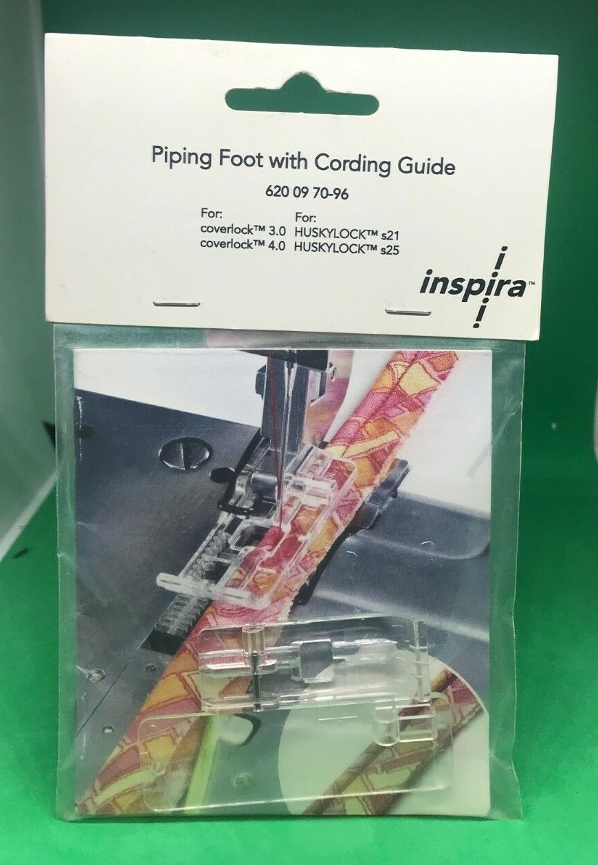 Inspira Piping Foot W/ Cording Guide 6200970-96