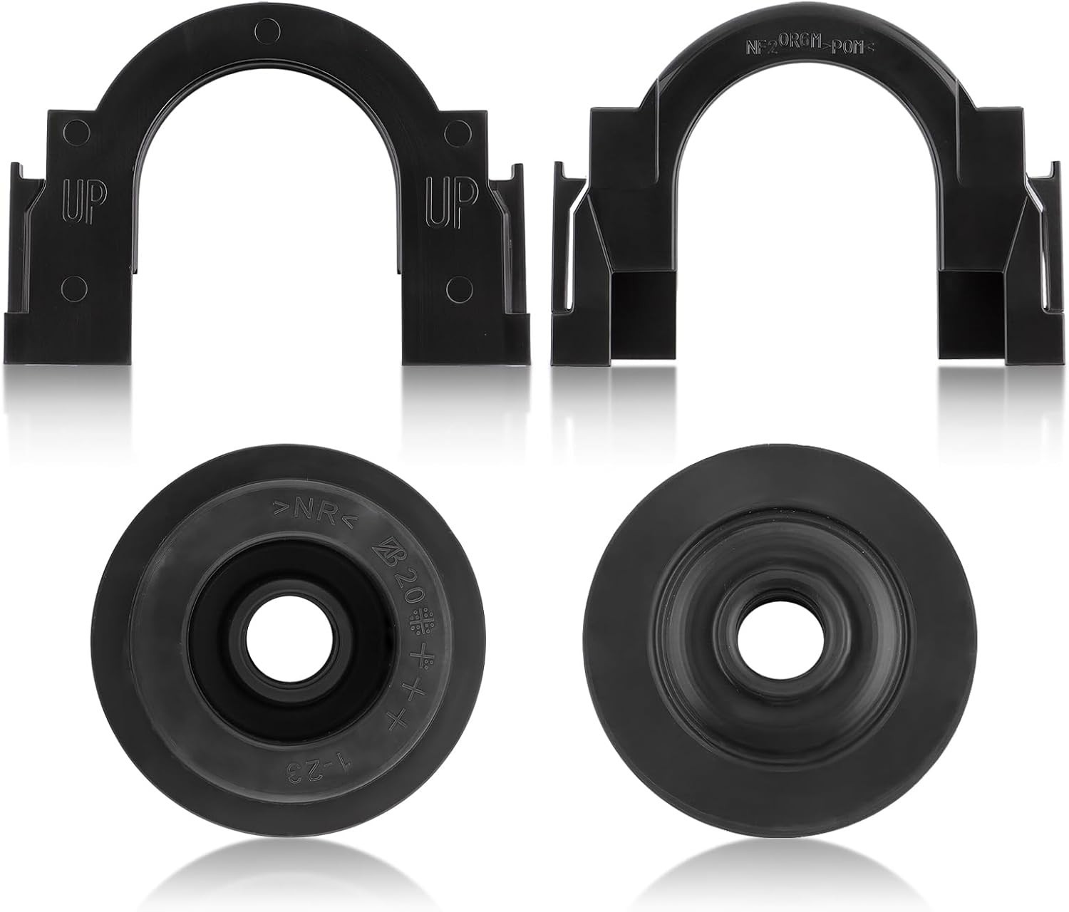 Upper Radiator Mount Bracket & Bushing 2Set for Maxima Quest Rogue Altima