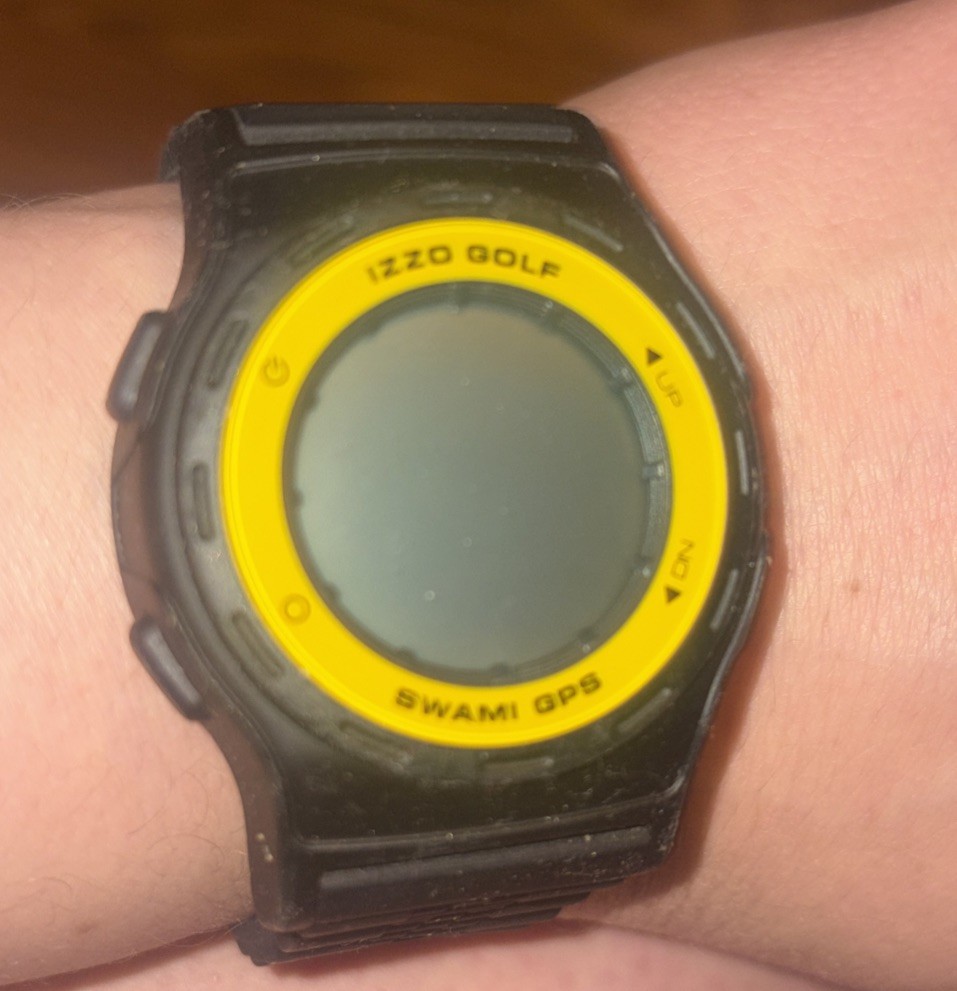 IZZO SWAMI GPS Golf Watch - Black Charger not Included